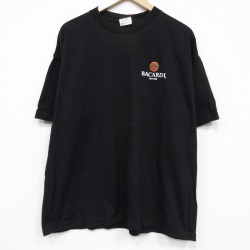 00s 半袖Tシャツ バカルディ ブラック XL | 古着