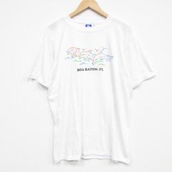 アディダス 90s 半袖Tシャツ イルカ ホワイト XL | 古着