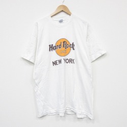 フルーツオブザルーム 00s 半袖Tシャツ ハードロックカフェ ホワイト XL | 古着