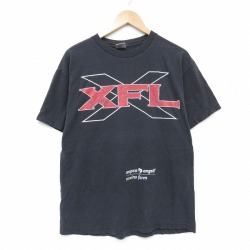 00s 半袖Tシャツ XFL ブラック L | 古着