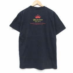 フルーツオブザルーム 00s 半袖Tシャツ バドワイザー ブラック L | 古着