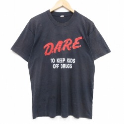 スクリーンスターズ 80s 半袖Tシャツ ドラッグ ブラック L | 古着