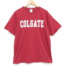 00s 半袖Tシャツ COLGATE レッド L | 古着