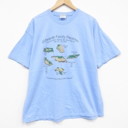 00s 半袖Tシャツ オクラホマ ライトブルー XL | 古着
