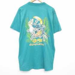 スクリーンスターズ 90s 半袖Tシャツ 鳥 ライトグリーン XL | 古着
