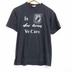 ヘインズ 半袖Tシャツ POW MIA ブラック M | 古着
