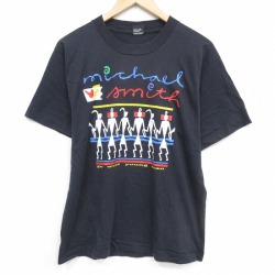 スクリーンスターズ 90s 半袖Tシャツ マイケルWスミス ブラック L | 古着