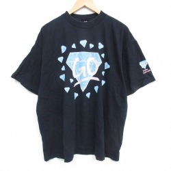 AllSports 90s 半袖Tシャツ ダイヤモンド ブラック XL | 古着