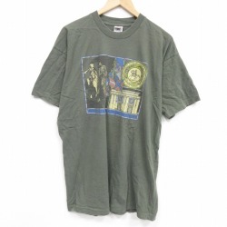 フルーツオブザルーム 90s 半袖Tシャツ 南部連合博物館 カーキ XL | 古着