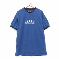 ラルフローレン 90s 半袖Tシャツ ビッグロゴ ネイビー L | 古着