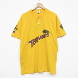 ラッセル 00s 半袖Tシャツ レイブレイズ イエロー XL | 古着