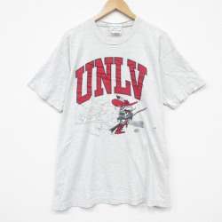 90s 半袖Tシャツ ネバダレベルズカレッジ グレー L | 古着