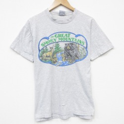 90s 半袖Tシャツ グレートスモーキー山脈国立公園 グレー L | 古着