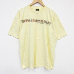 90s 半袖Tシャツ サンダル イエロー XL | 古着