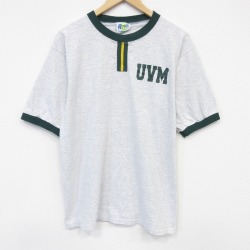 90s 半袖Tシャツ UVM グレー L | 古着