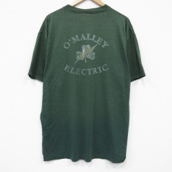 ジャージーズ 90s 半袖Tシャツ クローバー グリーン XL | 古着