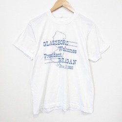 80s 半袖Tシャツ メッセージ ホワイト M | 古着