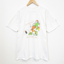 All Sports 90s 半袖Tシャツ マラソン ホワイト XL | 古着