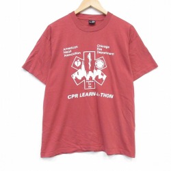 フルーツオブザルーム 90s 半袖Tシャツ LSS レッド L | 古着