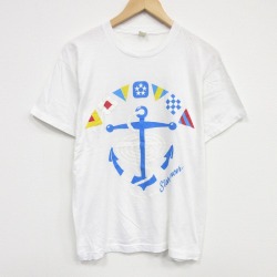 スクリーンスターズ 80s 半袖Tシャツ イカリ ホワイト L | 古着