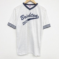 80s 半袖Tシャツ ベースボールラグラン グレー L | 古着