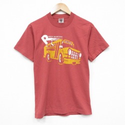 フルーツオブザルーム 90s 半袖Tシャツ バス バーガンディ S | 古着