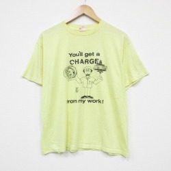 80s 半袖Tシャツ CHARGE イエロー L | 古着