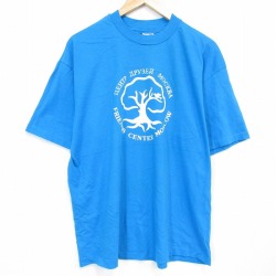 90s 半袖Tシャツ ライトブルー XL | 古着