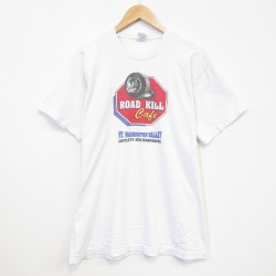 フルーツオブザルーム 90s 半袖Tシャツ タイヤ ホワイト L | 古着