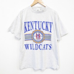 00s 半袖Tシャツ ケンタッキーワイルドキャッツ グレー XL | 古着