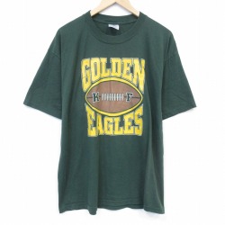 ゴールデンイーグルス 00s 半袖Tシャツ グリーン メンズXL相当 | 古着