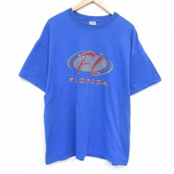 00s 半袖Tシャツ フロリダ ブルー メンズXL相当 | 古着