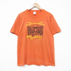 00s 半袖Tシャツ Goes オレンジ メンズL相当 | 古着
