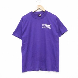 フルーツオブザルーム 90s 半袖Tシャツ 馬車 パープル L | 古着