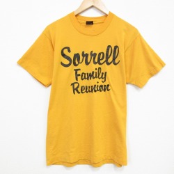 スクリーンスターズ 80s 半袖Tシャツ Sorrell イエロー L | 古着