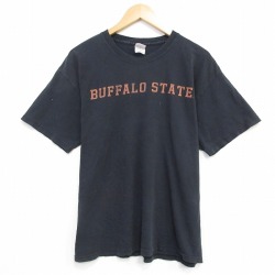 00s 半袖Tシャツ バッファロー ブラック メンズXL相当 | 古着