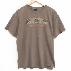 00s 半袖Tシャツ ヨセミテ国立公園 ブラウン メンズL相当 | 古着