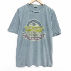 90s 半袖Tシャツ ラスベガス カーキ XL | 古着