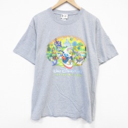 00s 半袖Tシャツ ディズニー グレー L | 古着