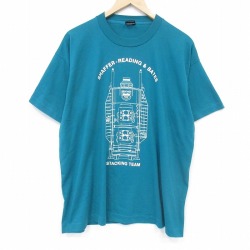 フルーツオブザルーム 90s 半袖Tシャツ STACKING グリーン XL | 古着