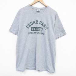 00s 半袖Tシャツ CEDAR グレー メンズXL相当 | 古着