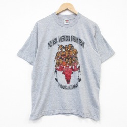 フルーツオブザルーム 00s 半袖Tシャツ ドリームチーム グレー メンズL相当 | 古着