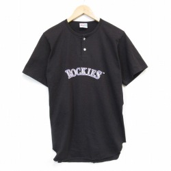 90s 半袖Tシャツ ロッキーズ ブラック M | 古着