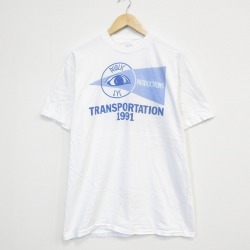 L★古着 ヘインズ 半袖 ビンテージ Tシャツ メンズ 90年代 90s プロダクション コットン クルーネック USA製 ホワイト【spe】 26jun03