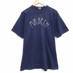 フルーツオブザルーム 90s 半袖Tシャツ MIK ネイビー メンズXL相当 | 古着