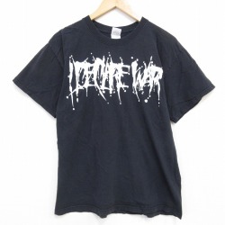 フルーツオブザルーム 00s 半袖Tシャツ アイディクレアウォー ブラック L | 古着
