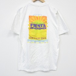 90s 半袖Tシャツ FIESTA ホワイト メンズXL相当 | 古着