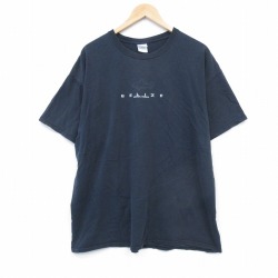 00s 半袖Tシャツ サメ ブラック メンズXL相当 | 古着