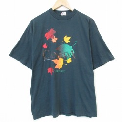 90s 半袖Tシャツ グリーン メンズXL相当 | 古着