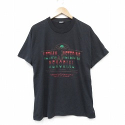 フルーツオブザルーム 90s 半袖Tシャツ メモリアル ブラック メンズL相当 | 古着
